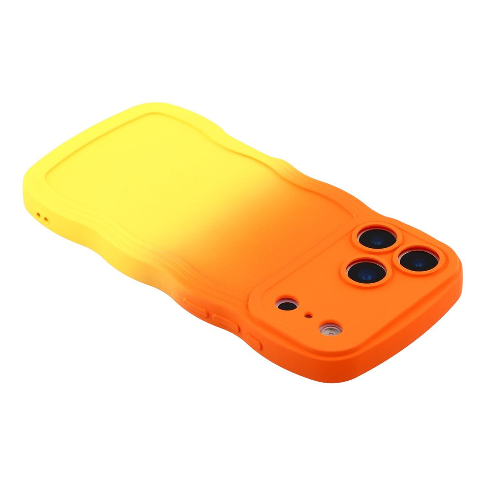 For iPhone 17 Pro Case Gradient Color Rubberized TPU Phone Cover