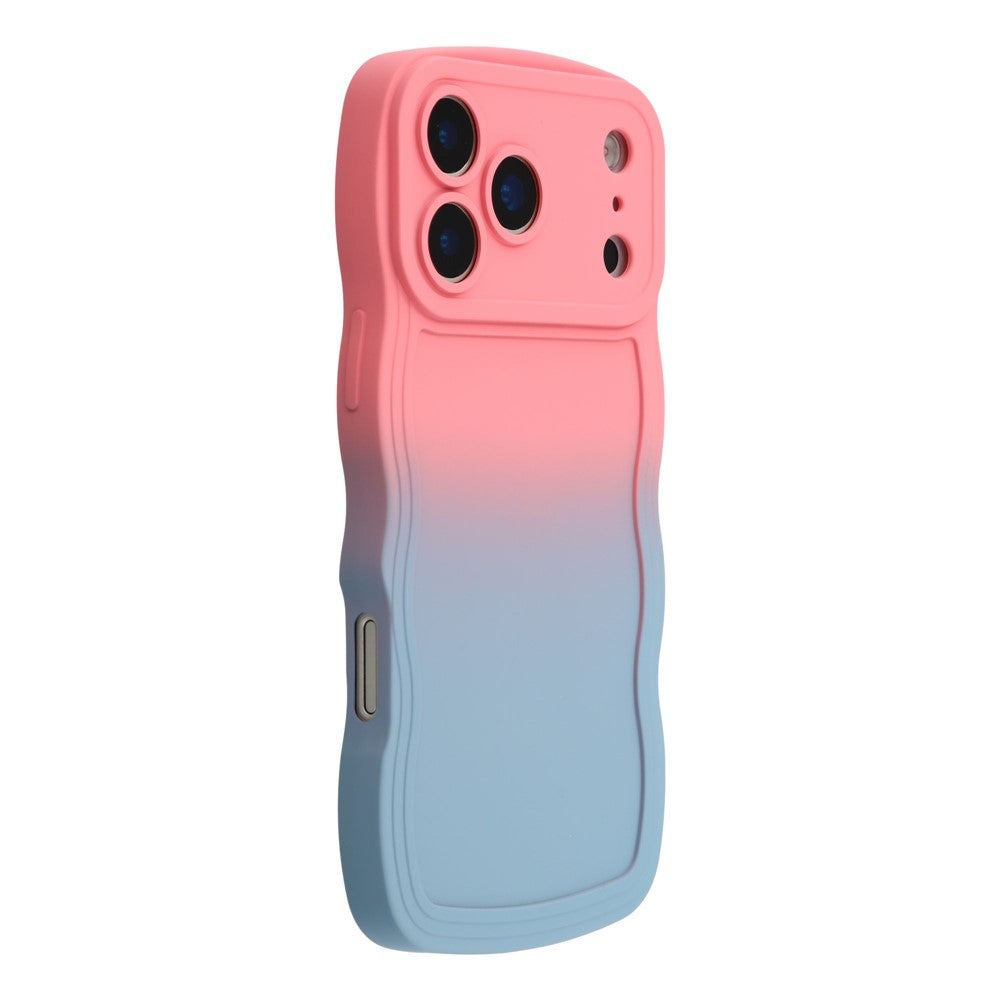 For iPhone 17 Pro Case Gradient Color Rubberized TPU Phone Cover