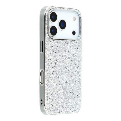 For iPhone 17 Pro Max Case TPU + PC Sparkling Glitter Phone Back Cover