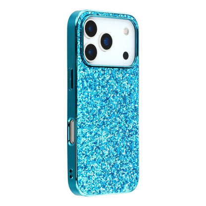 For iPhone 17 Pro Max Case TPU + PC Sparkling Glitter Phone Back Cover