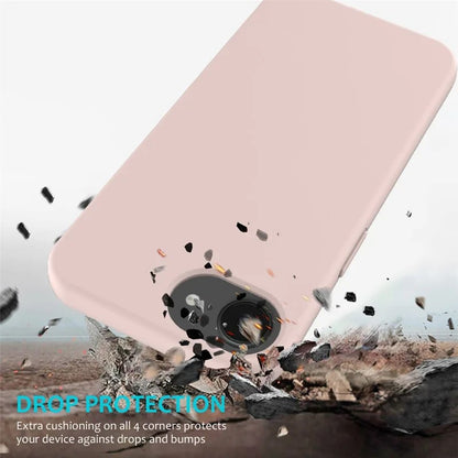 WANLONFENG For iPhone 17e / 16e Phone Case  GJ Series Liquid Silicone TPU Cover Large Cutouts with 2Pcs Screen Film