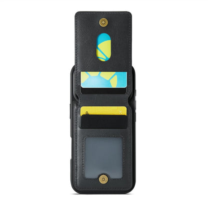 MAGKING K1 Series For 18 Pro / 17 Pro Magnetic Case PC + TPU + PU Phone Cover with Card Holder