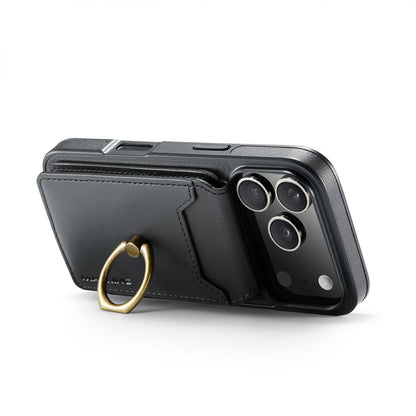 MAGKING K1 Series For iPhone 17 Pro Max Magnetic Case PC + TPU + PU Phone Cover with Card Holder