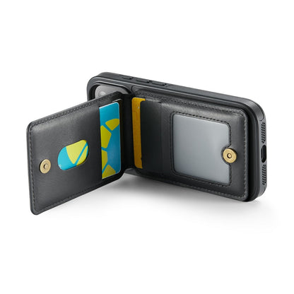MAGKING K1 Series For iPhone 17 Pro Max Magnetic Case PC + TPU + PU Phone Cover with Card Holder