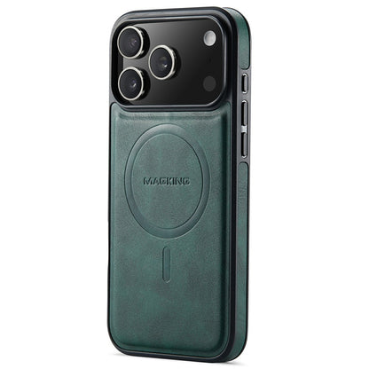 MAGKING K1 Series For iPhone 17 Pro Max Magnetic Case PC + TPU + PU Leather Phone Cover