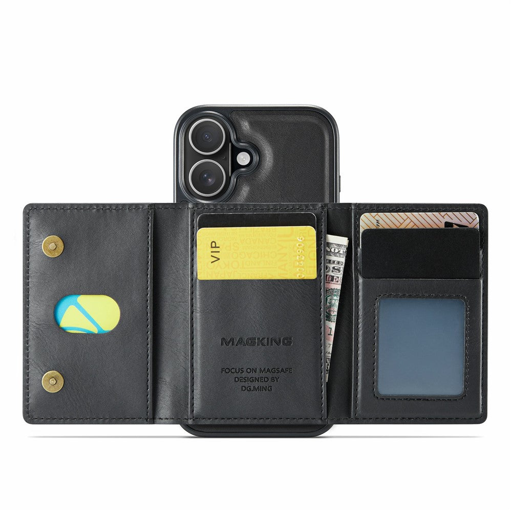 MAGKING K2 Series For iPhone 17 Case Compatible with MagSafe PC + TPU + PU Phone Cover