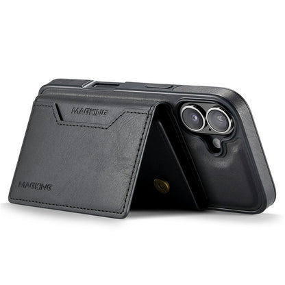 MAGKING K2 Series For iPhone 17 Case Compatible with MagSafe PC + TPU + PU Phone Cover