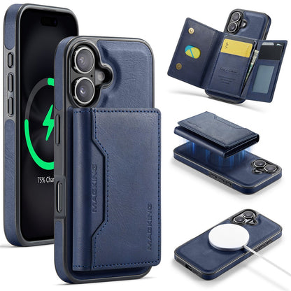 MAGKING K2 Series For iPhone 17 Case Compatible with MagSafe PC + TPU + PU Phone Cover