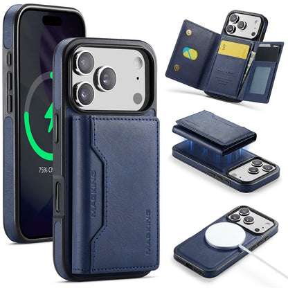 MAGKING K2 Series For iPhone 18 Pro / 17 Pro Case Compatible with MagSafe PC + TPU + PU Phone Cover