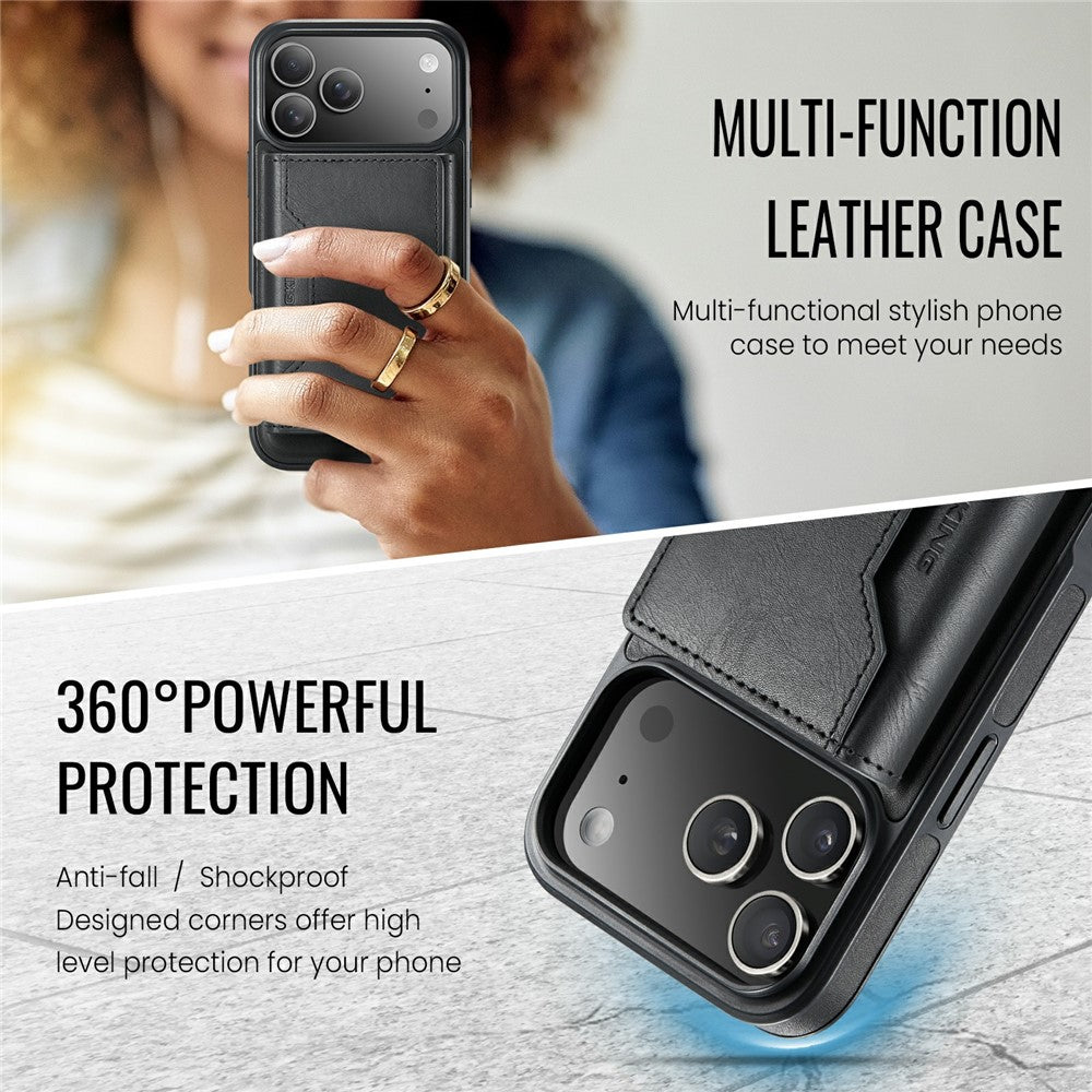 MAGKING K2 Series For iPhone 17 Pro Max Case Compatible with MagSafe PC + TPU + PU Phone Cover