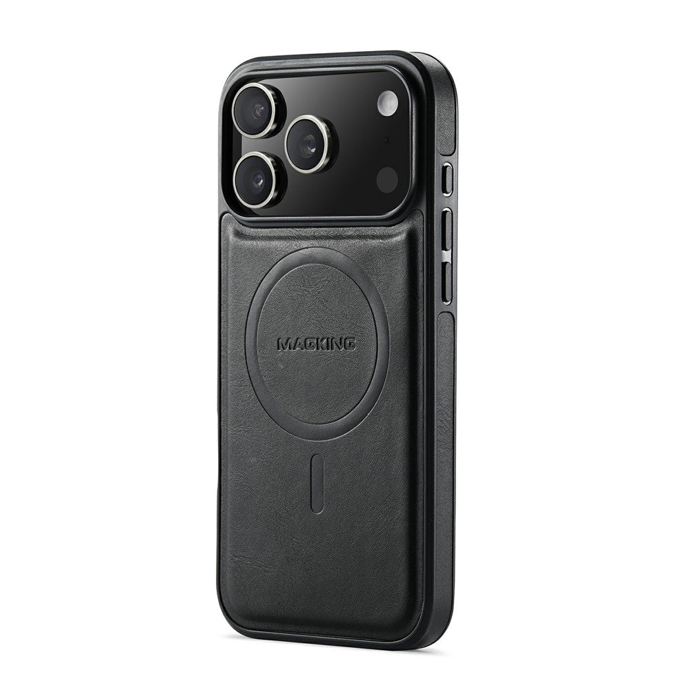 MAGKING K2 Series For iPhone 17 Pro Max Case Compatible with MagSafe PC + TPU + PU Phone Cover