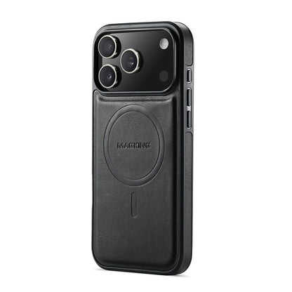 MAGKING K2 Series For iPhone 17 Pro Max Case Compatible with MagSafe PC + TPU + PU Phone Cover