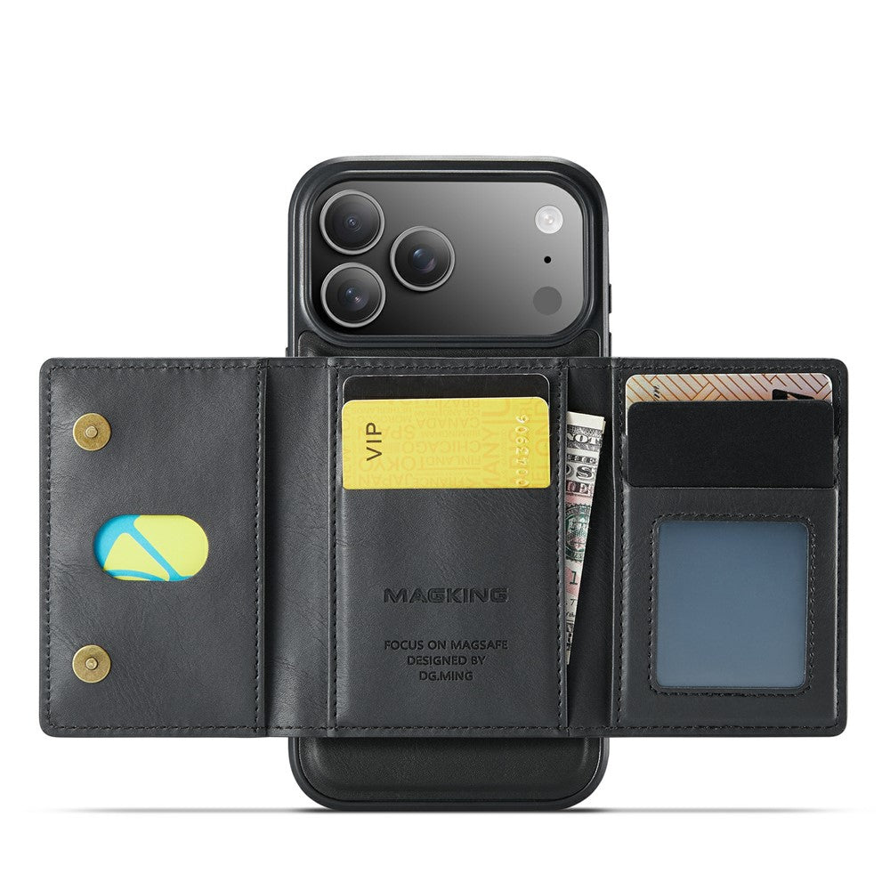 MAGKING K2 Series For iPhone 17 Pro Max Case Compatible with MagSafe PC + TPU + PU Phone Cover