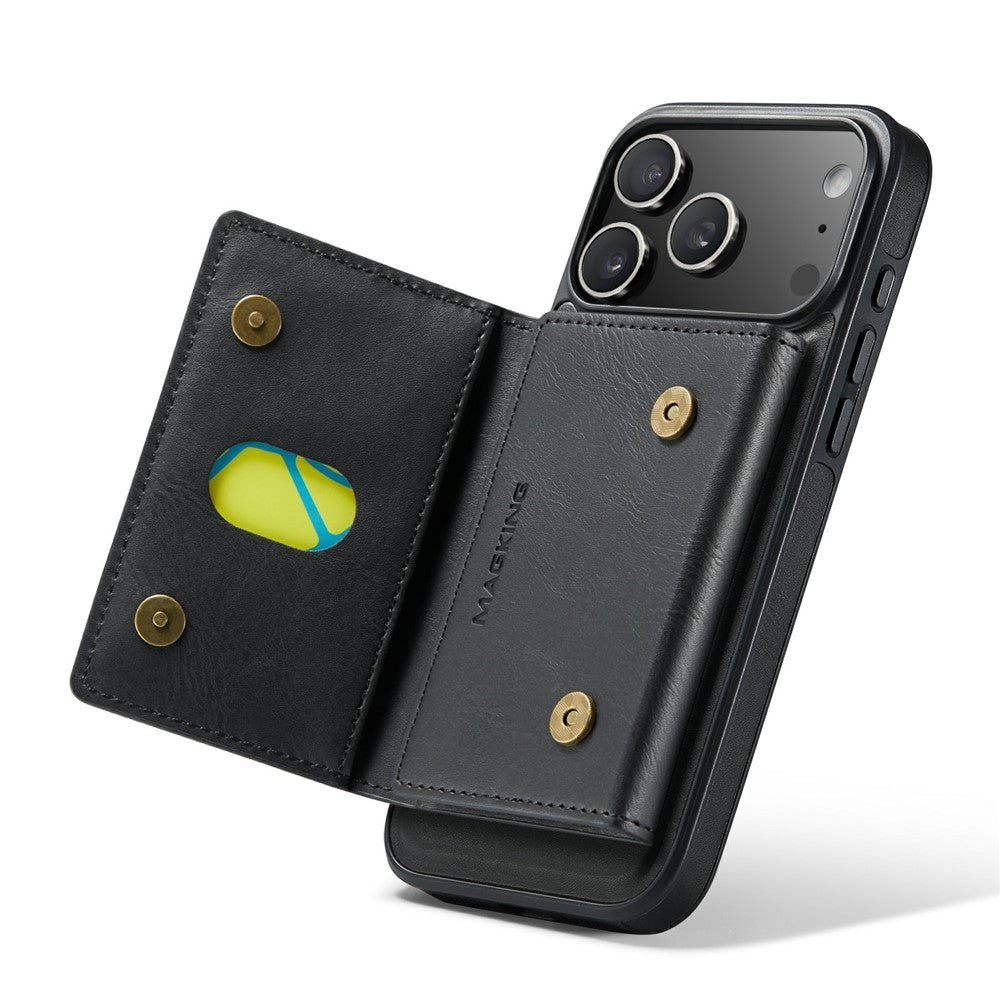 MAGKING K2 Series For iPhone 17 Pro Max Case Compatible with MagSafe PC + TPU + PU Phone Cover