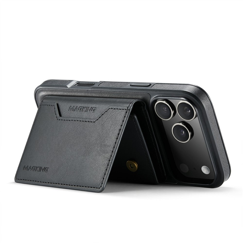 MAGKING K2 Series For iPhone 17 Pro Max Case Compatible with MagSafe PC + TPU + PU Phone Cover