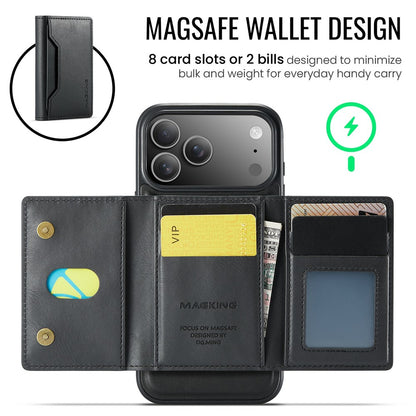 MAGKING K2 Series For iPhone 17 Pro Max Case Compatible with MagSafe PC + TPU + PU Phone Cover