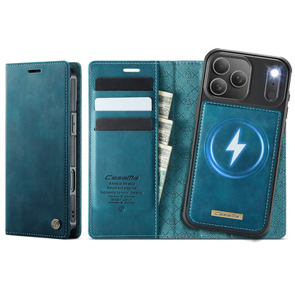 CASEME For iPhone 17 Pro Case  C49 Compatible with MagSafe RFID Blocking Detachable Wallet Leather Phone Cover