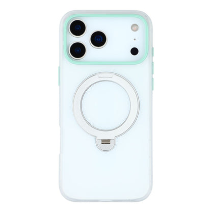 KIGC For iPhone 17 Pro Max Case Rotating Kickstand PC + TPU Anti Drop Phone Back Cover