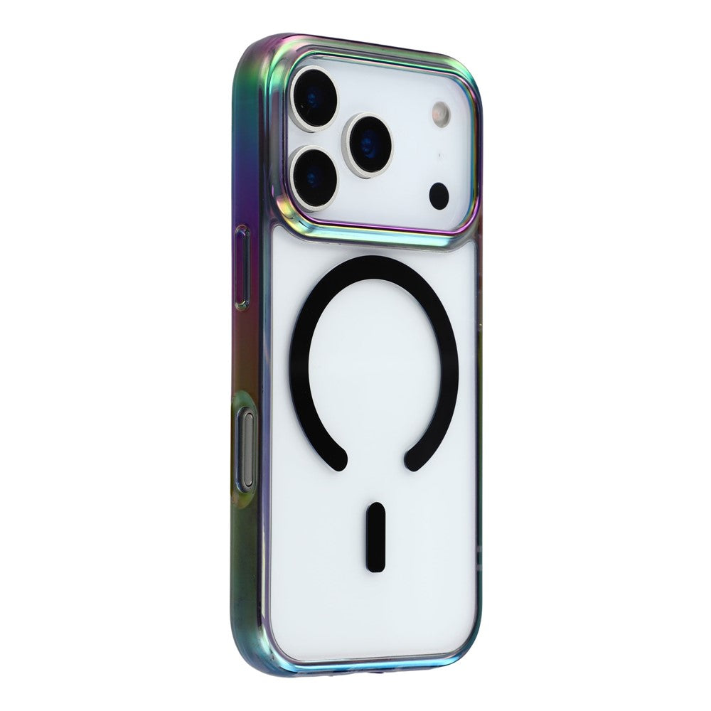 KIGC For iPhone 17 Pro Max Case Compatible with MagSafe Dazzling Color TPU+PC Phone Back Cover