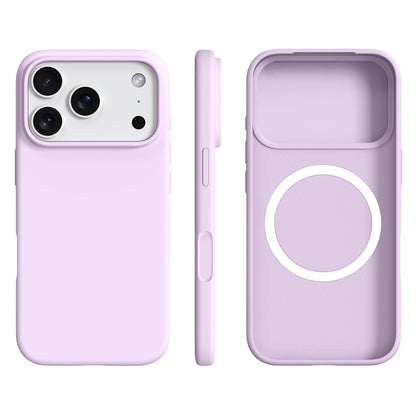 For iPhone 17 Pro Case Compatible with MagSafe Ultra Thin Liquid Silicone + PC Phone Cover