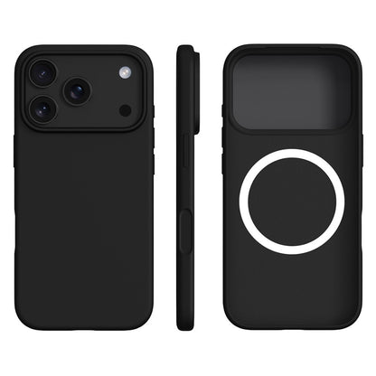 For iPhone 17 Pro Case Compatible with MagSafe Ultra Thin Liquid Silicone + PC Phone Cover