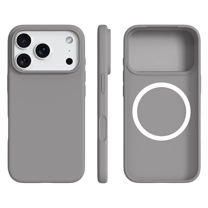 For iPhone 17 Pro Case Compatible with MagSafe Ultra Thin Liquid Silicone + PC Phone Cover