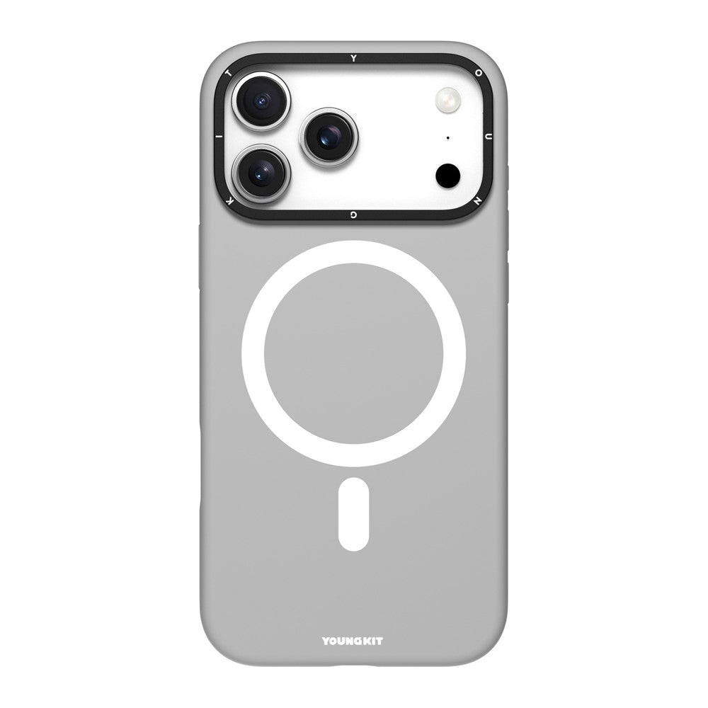 YOUNGKIT For iPhone 17 Pro Case Compatible with MagSafe Lens Kickstand Silicone Phone Cover