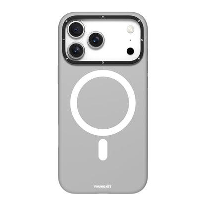 YOUNGKIT For iPhone 17 Pro Case Compatible with MagSafe Lens Kickstand Silicone Phone Cover