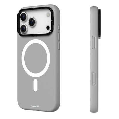 YOUNGKIT For iPhone 17 Pro Case Compatible with MagSafe Lens Kickstand Silicone Phone Cover