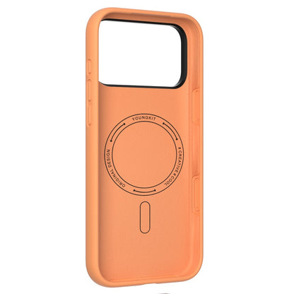 YOUNGKIT For iPhone 17 Pro Case Compatible with MagSafe Lens Kickstand Silicone Phone Cover