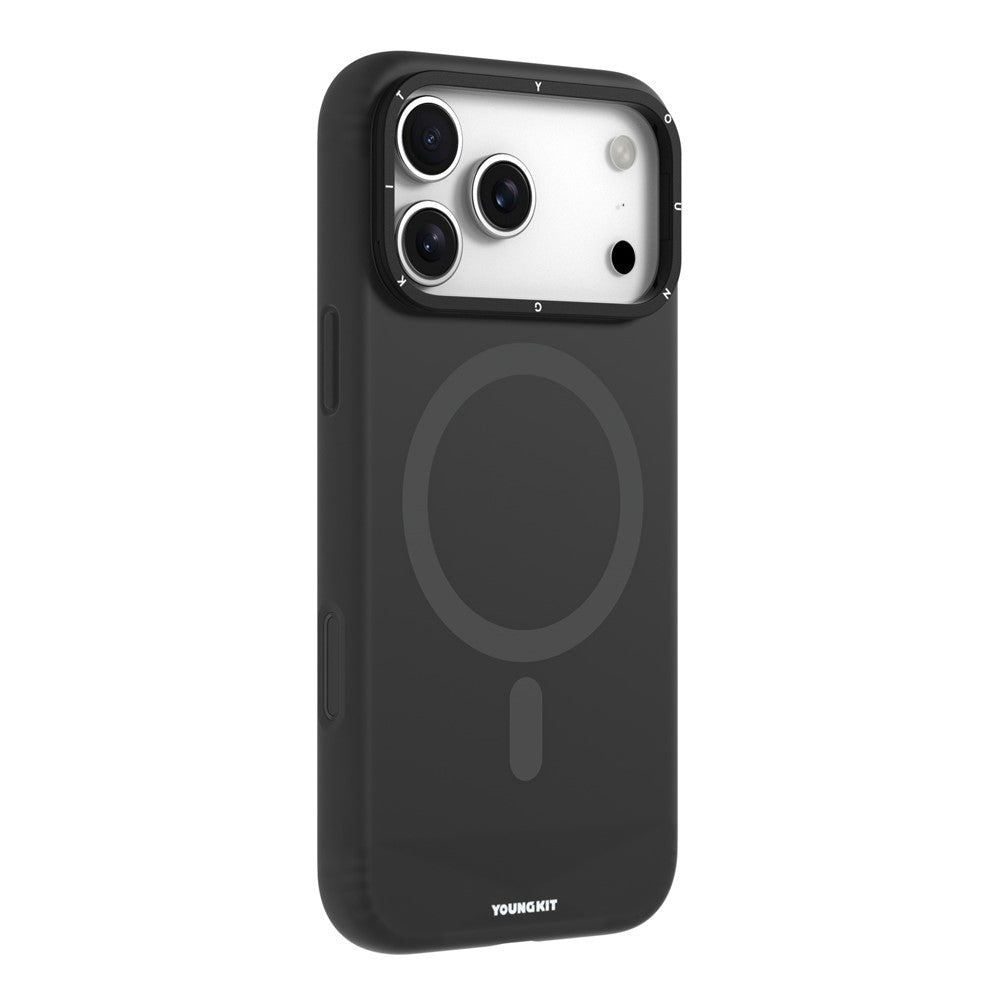YOUNGKIT For iPhone 17 Pro Case Compatible with MagSafe Lens Kickstand Silicone Phone Cover