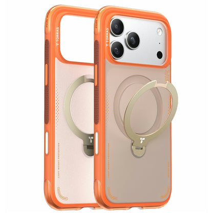 TORRAS Ostand Q3 Air Series For iPhone 17 Pro Case with Kickstand Compatible with MagSafe Shockproof PC + TPU Phone Cover