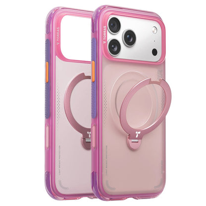 TORRAS Ostand Q3 Air Series For iPhone 17 Pro Case with Kickstand Compatible with MagSafe Shockproof PC + TPU Phone Cover