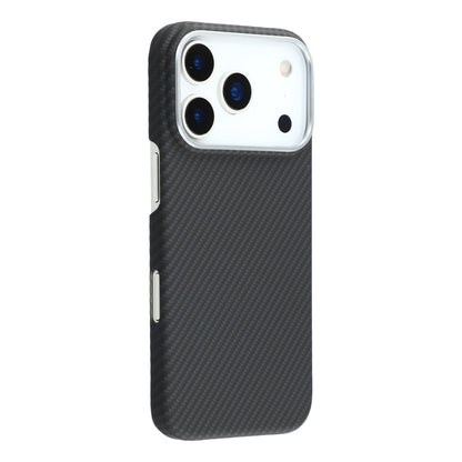 For iPhone 17 Pro Case Compatible with MagSafe Carbon Fiber Texture PC Phone Back Cover