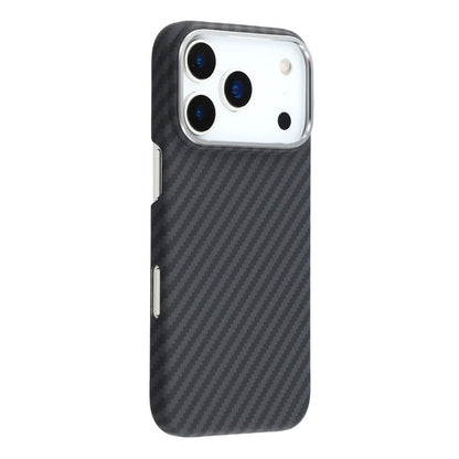 For iPhone 17 Pro Case Compatible with MagSafe Carbon Fiber Texture PC Phone Back Cover