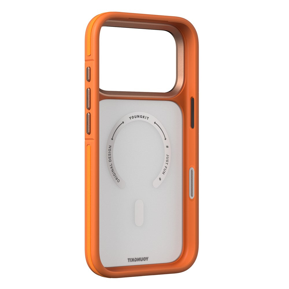 YOUNGKIT For iPhone 17 Pro Max Case Compatible with MagSafe Skin-Touch Matte PC + TPU Phone Cover