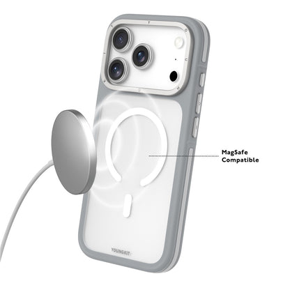 YOUNGKIT For iPhone 17 Pro Max Case Compatible with MagSafe Skin-Touch Matte PC + TPU Phone Cover