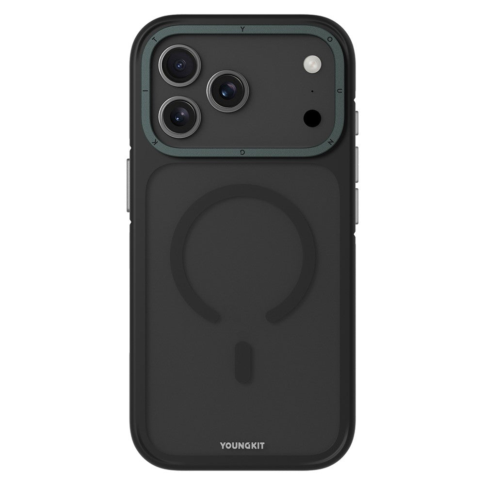 YOUNGKIT For iPhone 17 Pro Max Case Compatible with MagSafe Skin-Touch Matte PC + TPU Phone Cover