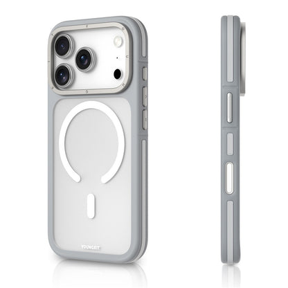 YOUNGKIT For iPhone 17 Pro Case Compatible with MagSafe Skin-Touch Matte PC + TPU Phone Cover