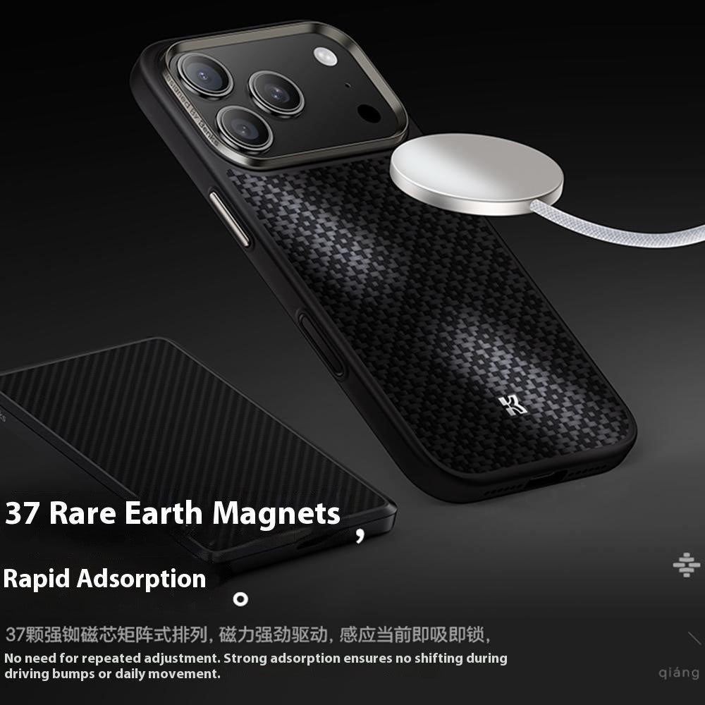 BENKS Y2 For iPhone 17 Pro Max Case Aramid Fiber Weave Texture Phone Cover Compatible with MagSafe