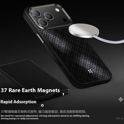 BENKS Y2 For iPhone 17 Pro Max Case Aramid Fiber Weave Texture Phone Cover Compatible with MagSafe