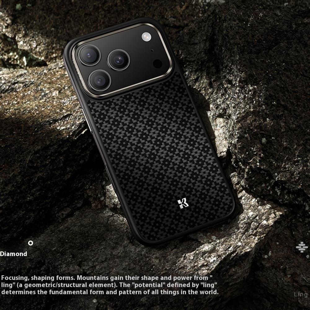 BENKS Y2 For iPhone 17 Pro Max Case Aramid Fiber Weave Texture Phone Cover Compatible with MagSafe