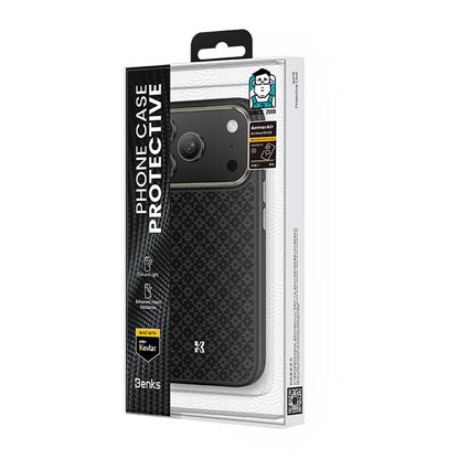 BENKS Y2 For iPhone 17 Pro Max Case Aramid Fiber Weave Texture Phone Cover Compatible with MagSafe