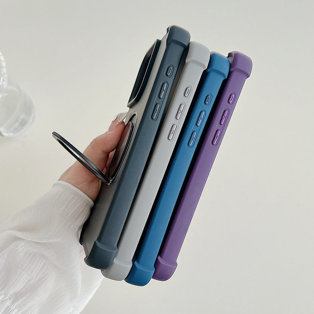 For iPhone 14  /  13 Case Compatible with MagSafe CD Vein Kickstand TPU + PC Phone Cover