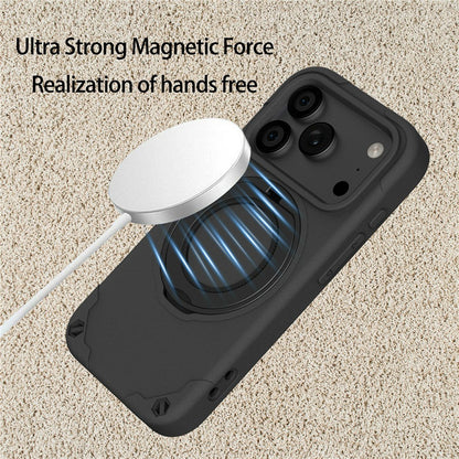 For iPhone 17 Pro Max EVA Phone Case Compatible with MagSafe Kickstand Protective Cover