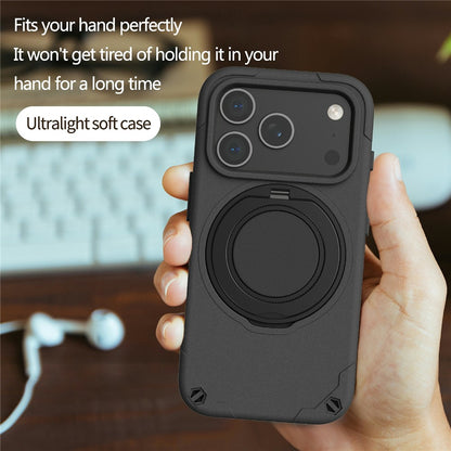 For iPhone 17 Pro Max EVA Phone Case Compatible with MagSafe Kickstand Protective Cover