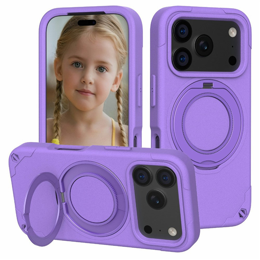 For iPhone 17 Pro Max EVA Phone Case Compatible with MagSafe Kickstand Protective Cover