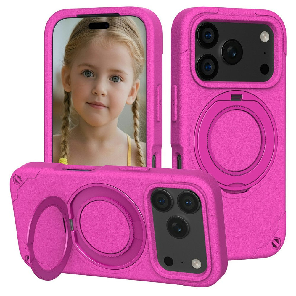 For iPhone 17 Pro Max EVA Phone Case Compatible with MagSafe Kickstand Protective Cover