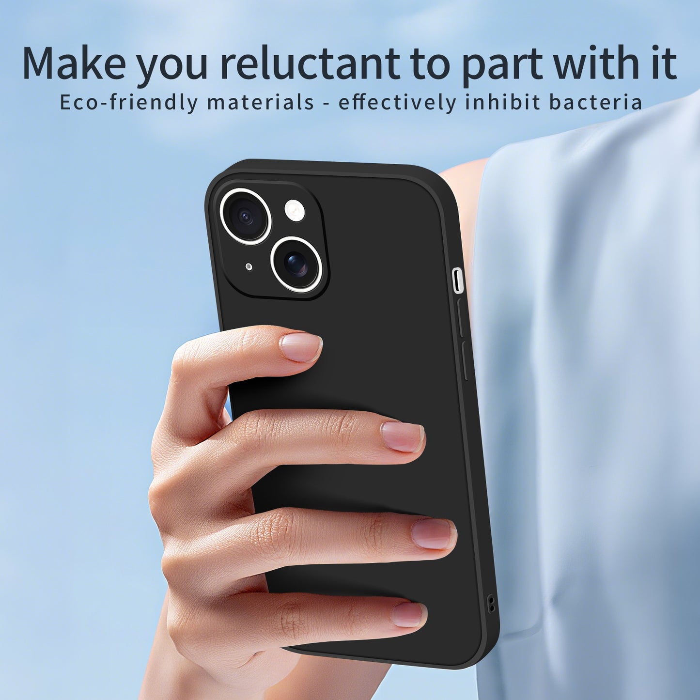 MOFI For iPhone 14 Case  Skin Touch Soft TPU Protective Phone Cover
