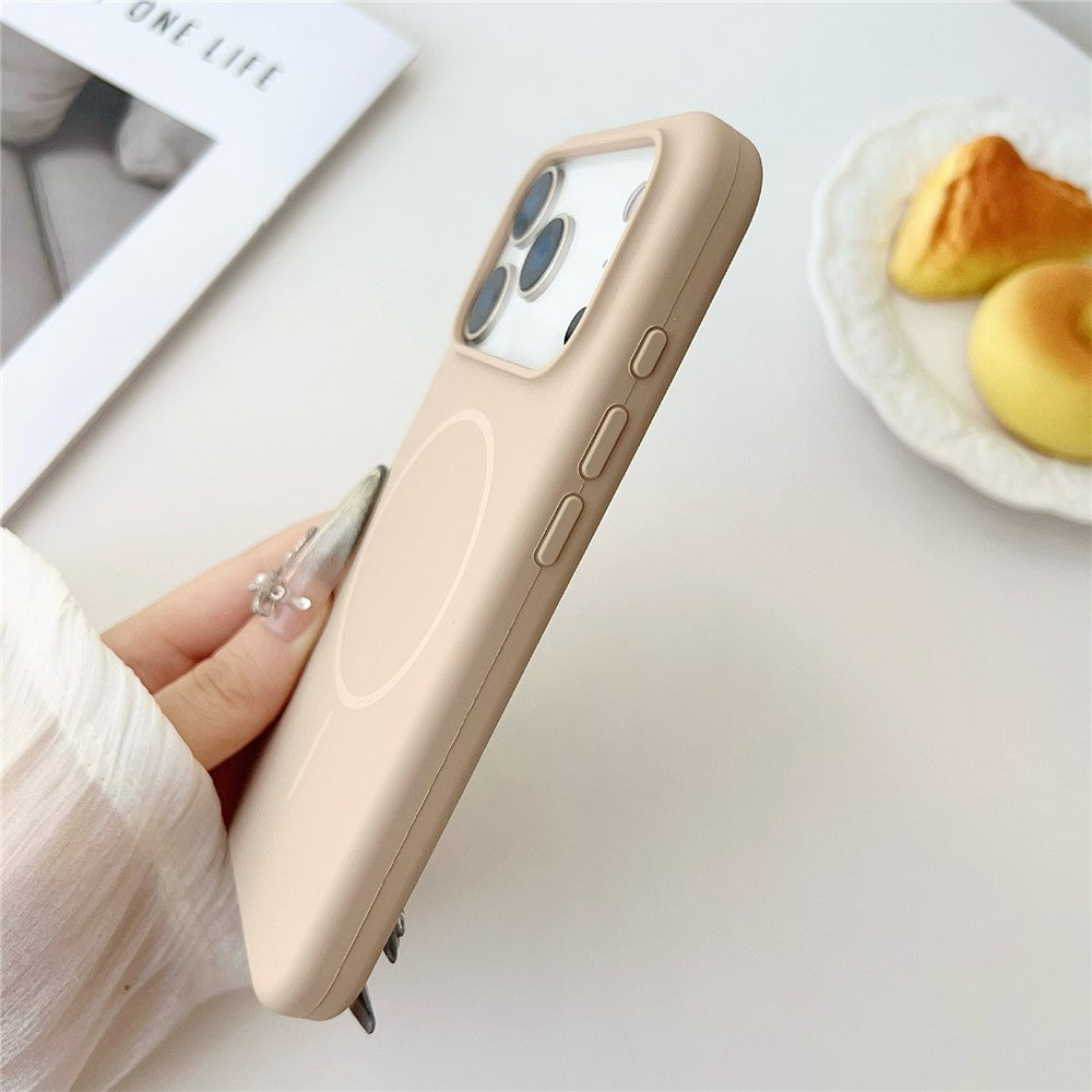 For iPhone 17 Pro Max Case Compatible with MagSafe Liquid Silicone Anti-Drop Phone Cover